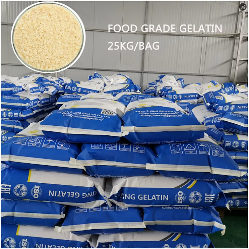 Edible Bovine Gelatin Powder for Candy with 220bloom 8-40mesh
